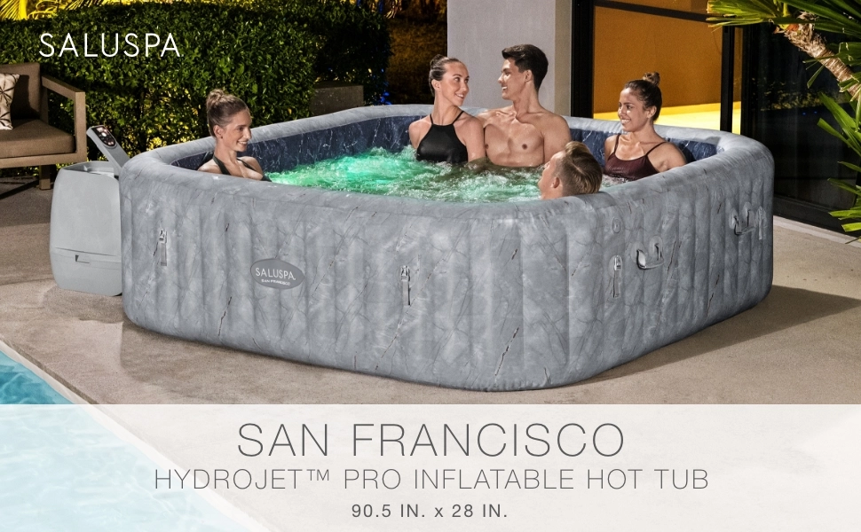 San Francisco HydroJet Pro Hot Tub | SaluSpa